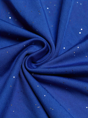 Vestido de Festa Plissado Sem Mangas com Puff